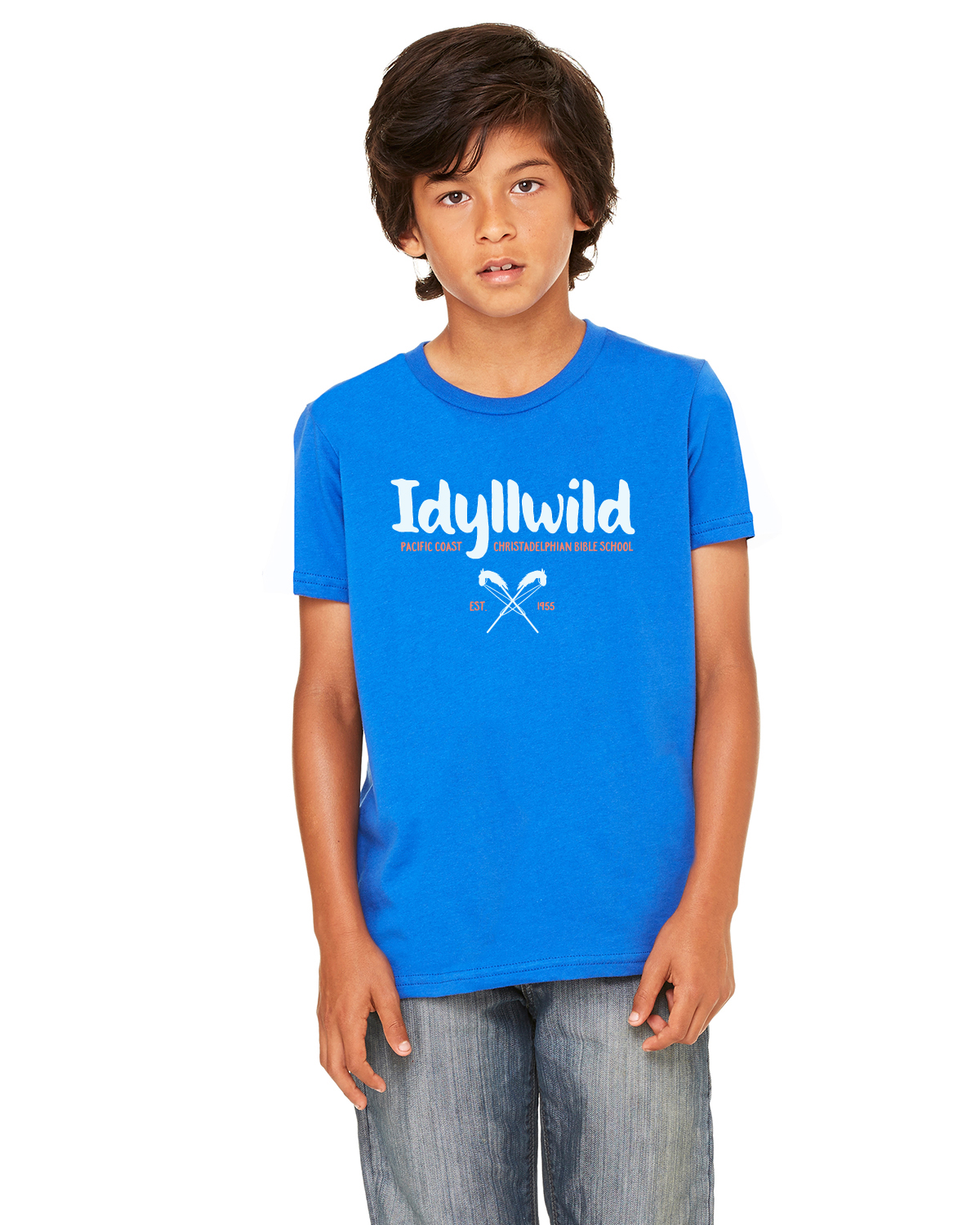 Youth T-Shirt w/ Horse Camp Logo 3001Y